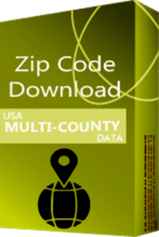 USA - 5-digit Multi-County ZIP Code Database