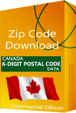Canada 6-digit Postal Code Database, Commercial